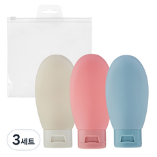 comet 旅行便攜分裝瓶 60ml 3件組, 混色, 3套