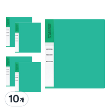 VICDREAM A4 3孔活頁夾, 綠色, 10個
