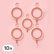 세븐집 늘어남방지 모자행거, 핑크, 10개