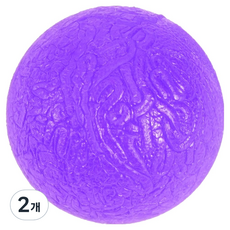 하태스몰 可按摩涼感按摩球 球形, 2個, 紫色