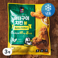 목우촌 버터구이 치킨 봉 (냉동), 500g, 3개