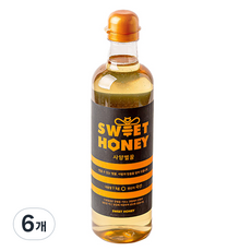 산내들농원 sweet honey 사양벌꿀, 1kg, 6개