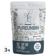 푸른빈 팥분말 볶음, 500g, 3개