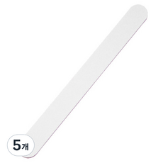 Misung Metal 白色指甲銼 100/180磨砂, 5個, 單一顏色