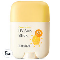 Bebesup 嬰幼兒 Easy Barrier UV防曬棒 SPF50+ PA++++, 16g, 5個