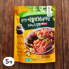 풀무원 식물성 지구식단 Sillky 두유면 마라순한맛 2인분, 411g, 5개