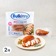 벌키니 훈제 닭가슴살 500, 500g, 2개, 1개입