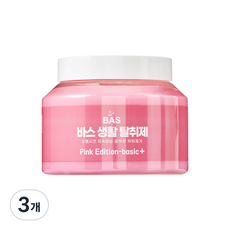 BAS 핑크 에디션 탈취제 본품, 350g, 3개