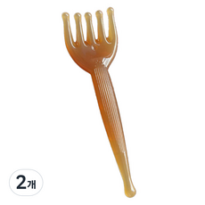 Vireo 頭皮全身兩用按摩刮痧棒, 2個, 混合色
