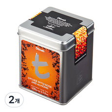 딜마 T시리즈 리치 위드 로즈 앤 아몬드 허브차, 100g, 1개입, 2개