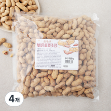 아산율림영농조합 중국산 볶음 피땅콩, 1kg, 4개