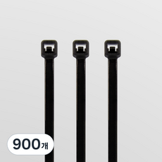 솔탑 전선 정리 케이블 타이, 900개, 흑색