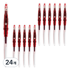 DONG-A Q Stick 原子筆 0.3mm, 紅色, 24個