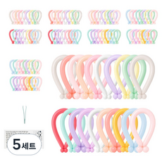 피앤비유니티 요술풍선 100입 세트, 11 마카롱 혼합15색, 5세트