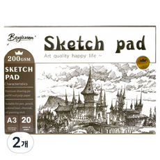 이지스토어 잘그려지는 스케치북, A3, 2개, 20매