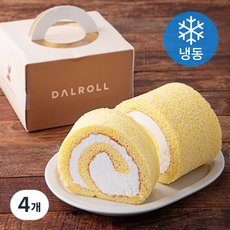 달롤 우유 달미롤 케이크 (냉동), 136g, 4개