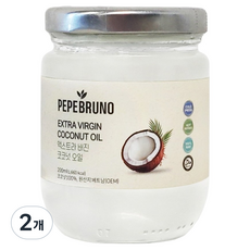 페페브루노 엑스트라버진 코코넛오일, 2개, 200ml