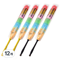 리버그린 무지개 먼지 털이개 특, 랜덤 발송, 12개