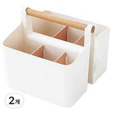 하이어데코 마카펜 연필꽂이 다용도 데스크 오거나이저 소형, 핑크, 2개