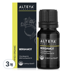 알티야오가닉스 베르가못 에센셜 오일, 10ml, 3개