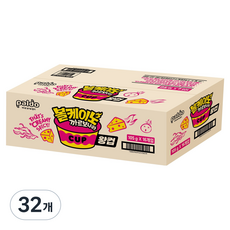 팔도 볼케이노 까르보나라 왕컵 105g, 32개