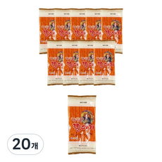 에코푸드 밤꿀맛 쫀디기 과자, 130g, 20개