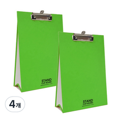 Heemang AMIHO 文件立式板夾 A4, 淺綠色, 4個