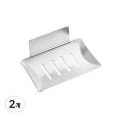 不銹鋼肥皂架, 單一顏色, 2個
