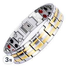 KODACHIEF 清爽手鍊 銀金色, 3個