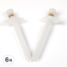 케리빙 반려동물 안전한 일체형 알약 주사기 투명, 150g, 6개