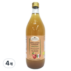 VARVELLO 瓦爾維羅 蘋果醋, 4個, 1L