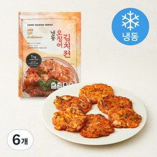 글로벌냉동식품 베트남산 오징어김치전 (냉동), 1kg, 6개
