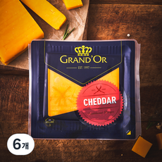그랑도르 레드 체다 치즈, 200g, 1개입, 6개