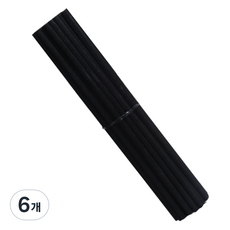 아워웍스 디퓨저 용기 스틱 23cm, 블랙, 6개, 100개입