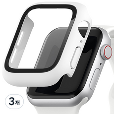 신지모루 9H 풀커버 일체형 SF코팅 케이스, 화이트, 3개