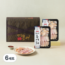 영산홍어 국내산 홍어회 250g x 2개 + 초고추장 20g x 3개입 모듬 선물세트 (냉장), 6세트