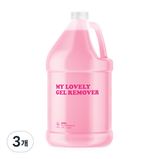 마이러블리 로즈워터 젤 리무버, 3.78L, 3개