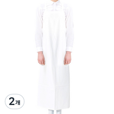 Yekyeong 聚氨酯 H型 霧面 防水圍裙 大, 2個, 白色(PO-0533)