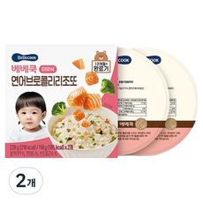 BEBECOOK Risotto 常溫副食品 完成期 2入, 2個, 220g, 綜合口味(鮭魚/綠花椰菜)