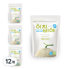 이치비야 동결건조 과일칩 멜론, 15g, 12개