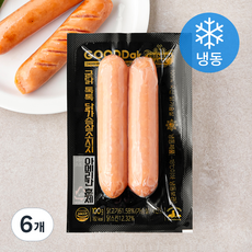 굳닭 톡톡 닭가슴살 소시지 아메리칸훈제 (냉동), 100g, 6개