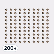 아일렛링 6mm, 엔틱골드, 200개