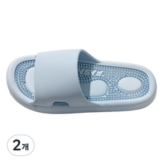 Cusso 辦公室家用多合一指壓拖鞋 A-6 250mm, 2個, 藍色