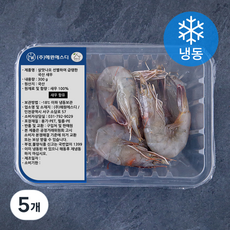 살맛나요 선별하여 급랭한 국산 새우 (냉동), 300g, 5개