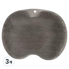 Celliving 洗腳墊 家用足部刷, 3個, 1入, 灰色