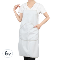H형 방수 앞치마 sfav68, 그레이, 6개