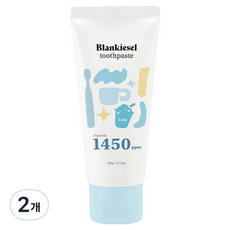 블랑키즐 유아용 1450 고불소 치약 소다향, 60g, 1개입, 2개