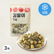 식자재왕 김말이 (냉동), 1kg, 3개