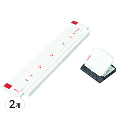 칼 멀티홀 펀치 GP-2630, WHITE, 2개