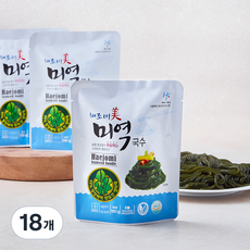 하이푸드 해조미 미역국수, 180g, 18개
